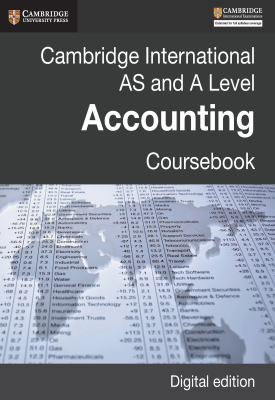 Cambridge International AS and A Level Accounting Coursebook