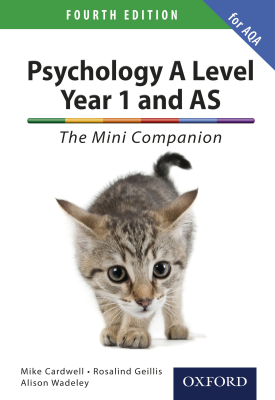 Psychology A Level Year 1 and AS: The Mini Companion for AQA